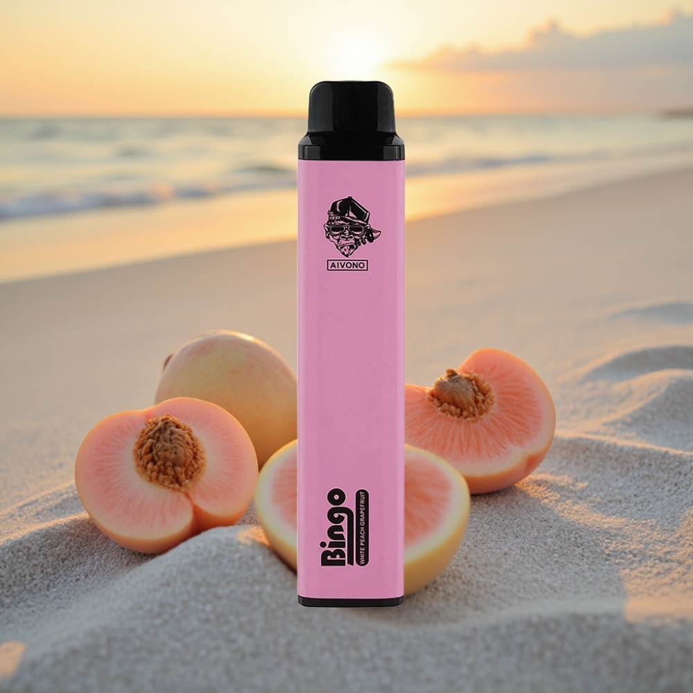 Aivono AIM BINGO 4000 Puffs Vienreizējās lietošanas vape Baltā Persike Greipfrūts 10mL 1000mAh