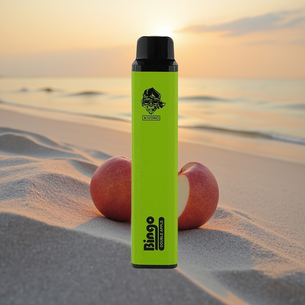 Aivono AIM BINGO 4000 Puffs Vienreizējās lietošanas vape Dubultā ābols