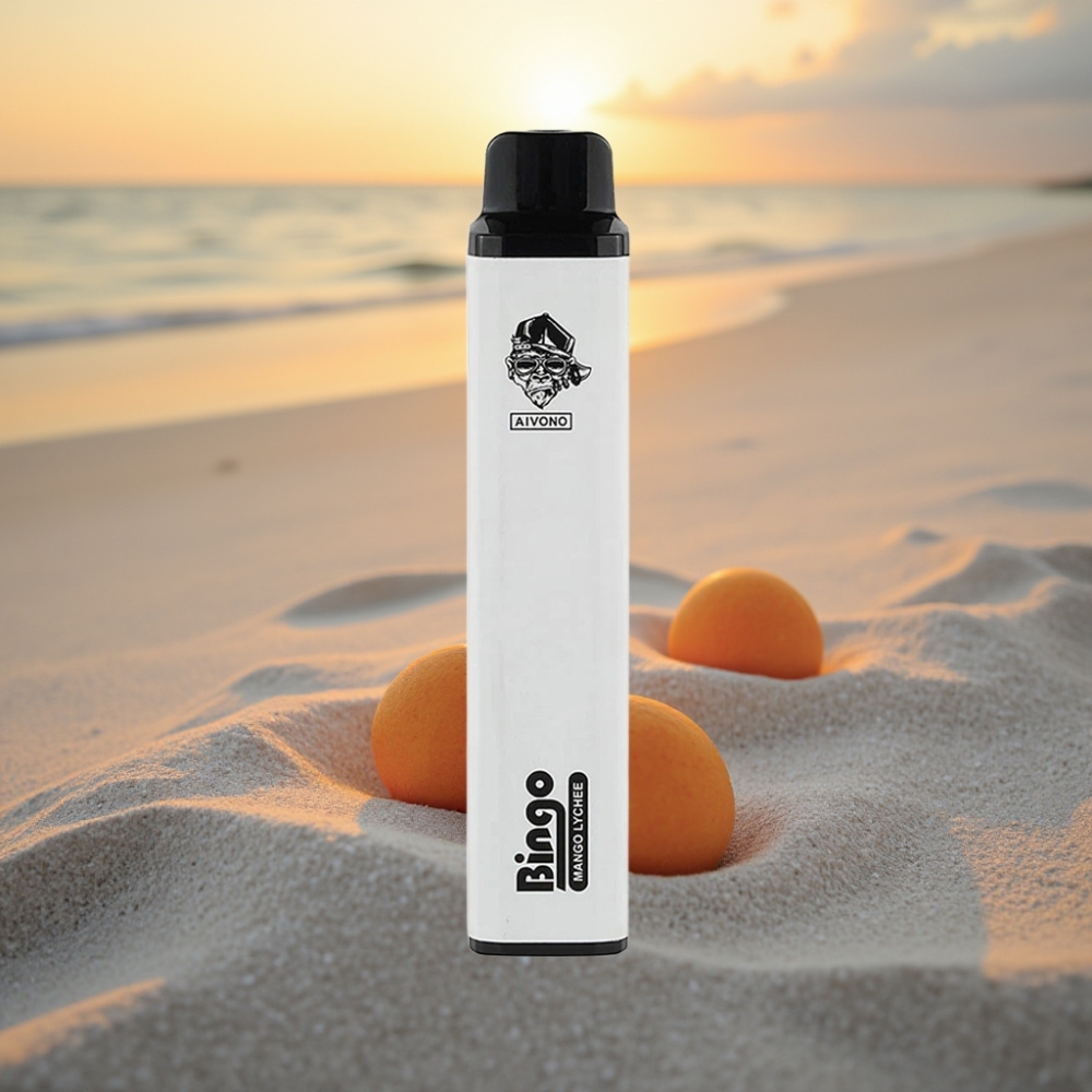 Aivono AIM BINGO 4000 Puffs Vienreizējās lietošanas vape Mango Liči (21×123mm, 1000mAh, 10ml)