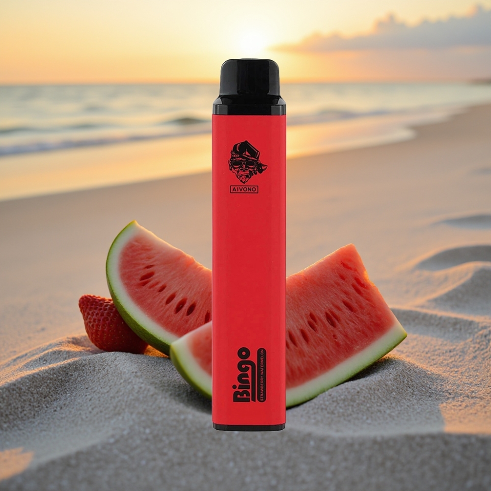 Aivono AIM BINGO 4000 Puffs Vienreizējās lietošanas vape Zemeņu Arbūzs 10mL 1000mAh