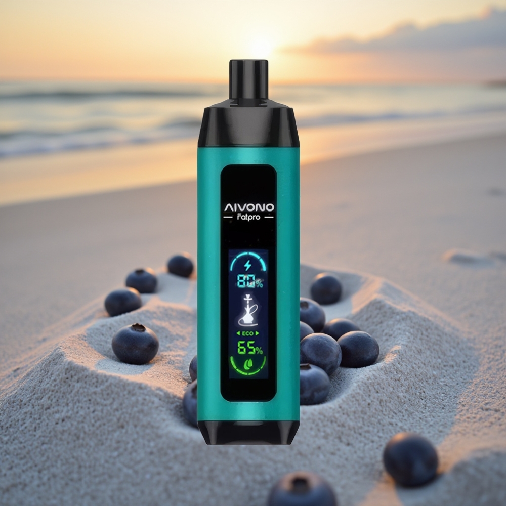 Aivono AIM FATPRO 22000 Puffs Vienreizējās lietošanas vape Zilā Melle (0%,2%,3%,5% Nikotīns, 28ml E-liquid, 600mAh)