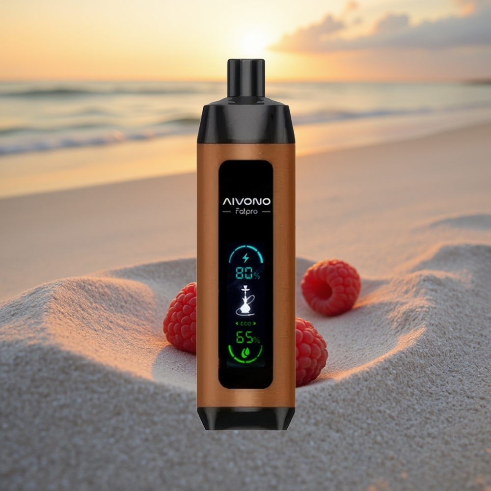 Aivono AIM FATPRO 22000 Puffs Vienreizējās lietošanas vape Ķiršu Aveņu, 28ml, 0.6 omu, 600mAh
