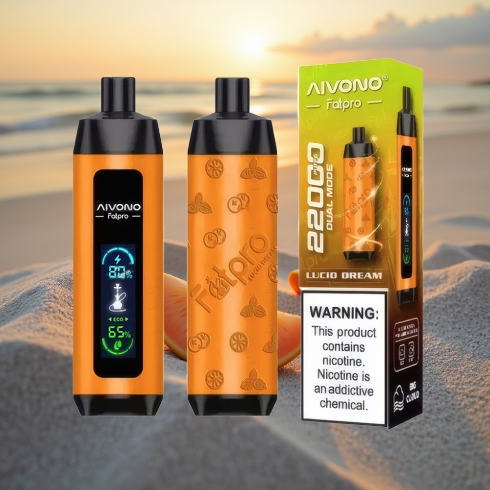 Aivono Aim Fatpro 22000 Puffs Vienreizējās lietošanas vape Gaišais Sapnis, 28ml, 0.6 omu, 600mAh