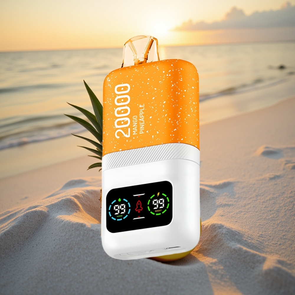 Aivono AIM MAGIC 20000 Puffs Vienreizējās lietošanas vape Mango Ananāss: 20 000 Iekšpūšu, 26ml E-šķidrums, 600mAh Baterija