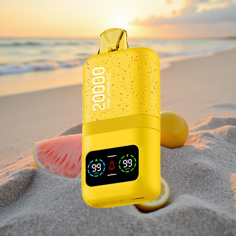 Aivono AIM MAGIC 20000 Puffs Vienreizējās lietošanas vape Rozā citronledus, 26ml, 5% Nikotīna, Type-C