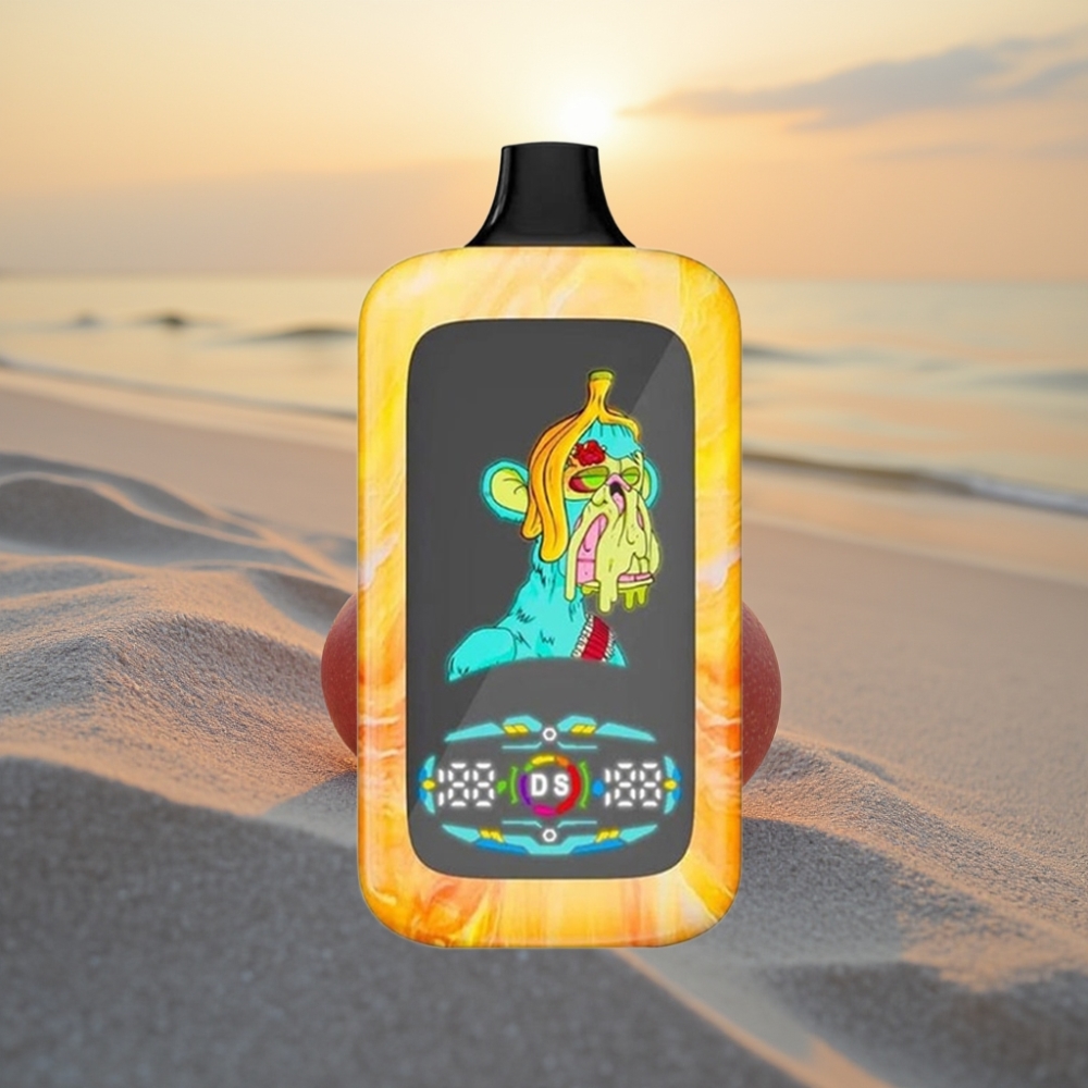 Fumot Digital Monkey 40000 Iztērējamais Vape Dvīņu Āboli, Dual Engine, Dual Mesh Coil, 850mAh