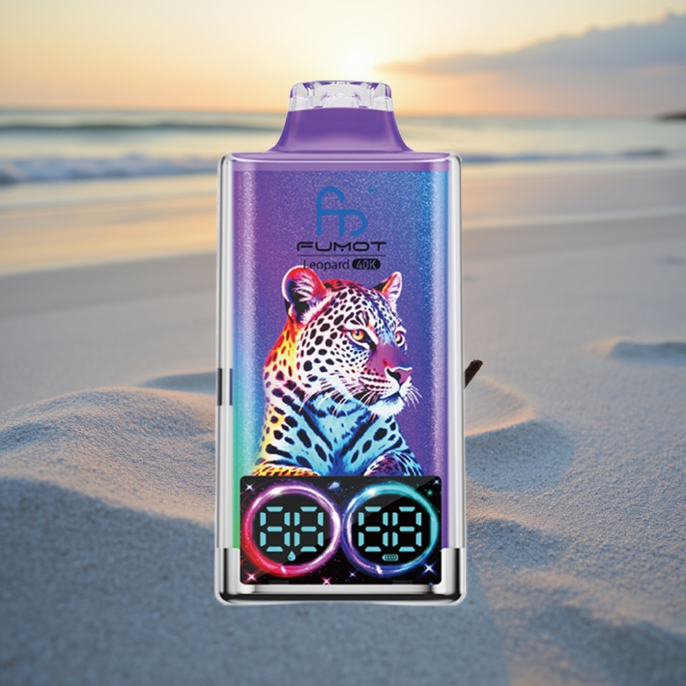 Fumot Leopard 40K Puffs Vienreizējās lietošanas vape Kungs Zils (0%-5% Nikotīns, 700mAh, Dual Mesh, Type-C)