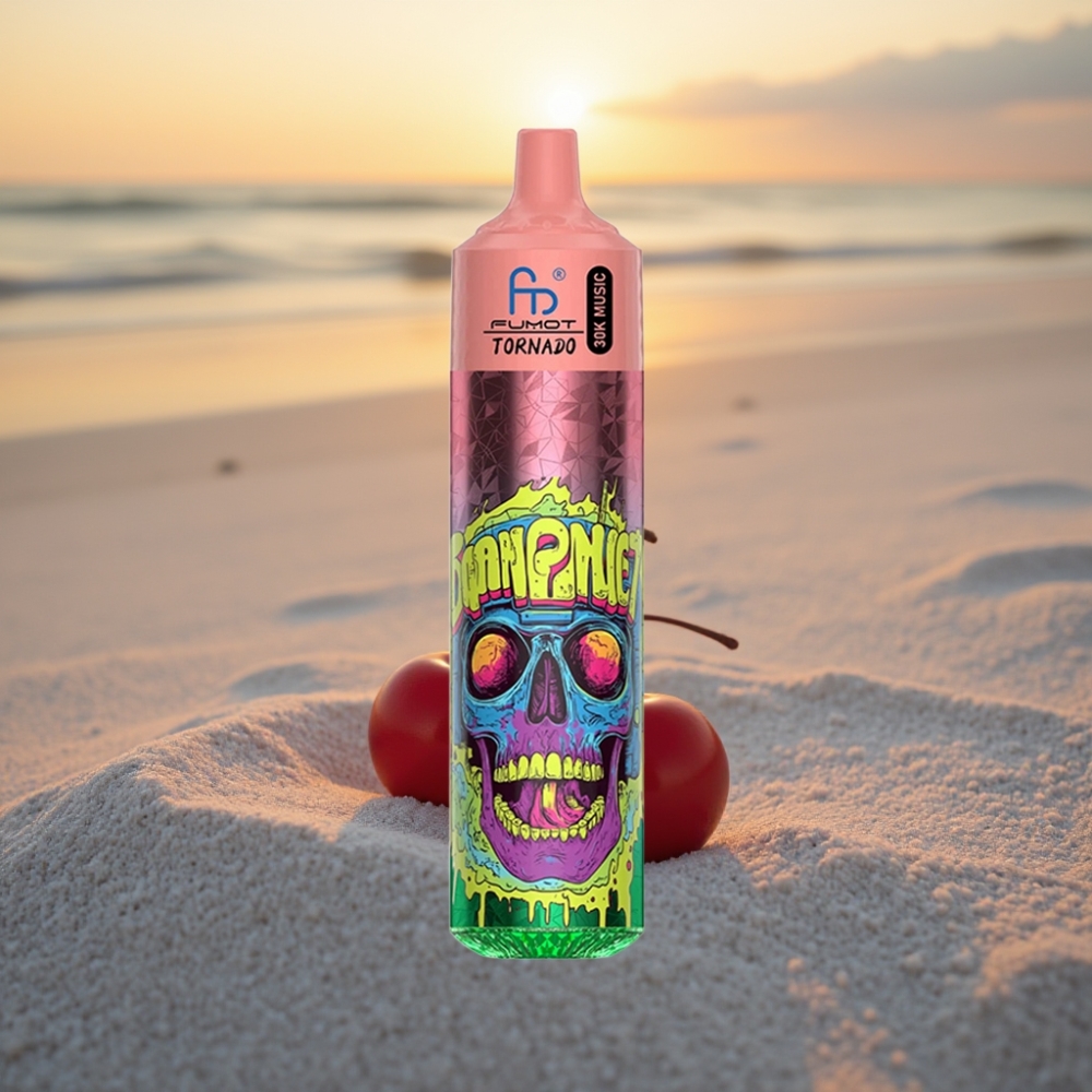 Fumot RandM Tornado 30000 Puffs 30mL 2%/5% 1.0 Ohm 600mAh LED Trīsķiršu
