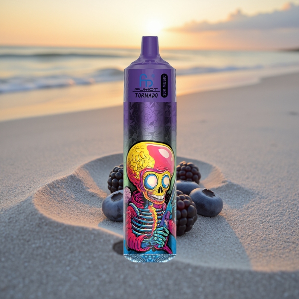Fumot RandM Tornado 30000 Puffs 30mL 2%/5% 1.0 Ohm 600mAh LED Zilene Upene