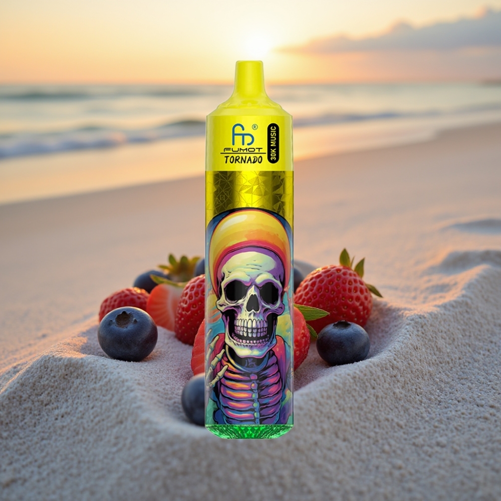 Fumot RandM Tornado 30000 Puffs 30mL 2%/5% Zemeņu Mellenes Avene