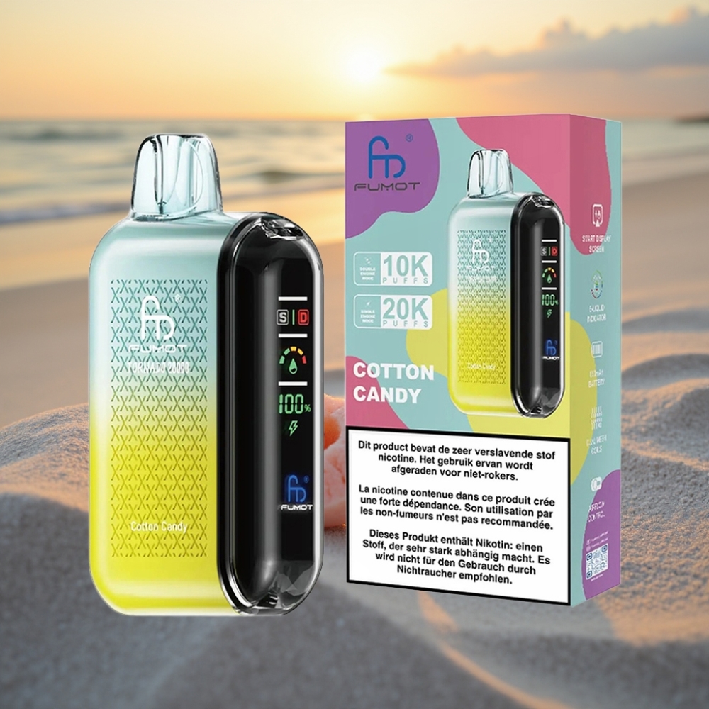 Fumot Tornado 20000 Iekšpērtā Vape Sūkāmo Konfekšu, Dual Mesh, 20ml, 850mAh