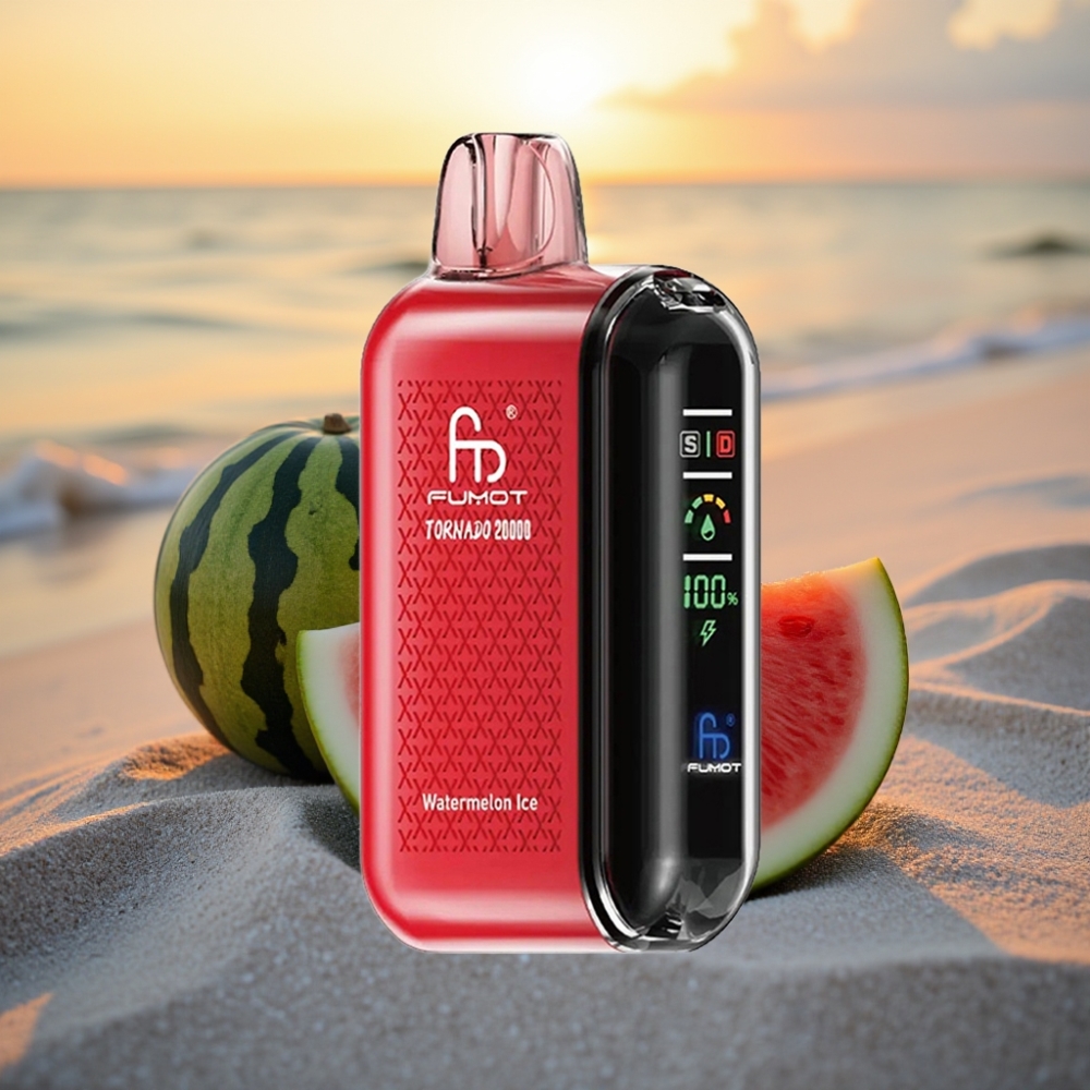 Fumot Tornado 20000 Pūfu Vienreizējās lietošanas vape Arbūzu Ledus, Dual Mesh, 850mAh, 2% Nikotīna