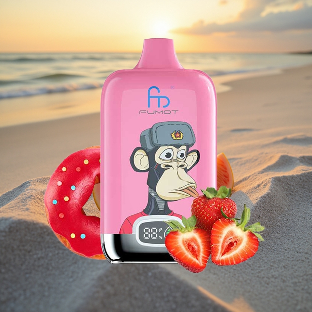 Fumot Tornado Digital Box 12000 Puffs Vienreizējās lietošanas vape Svaiga Ledus 20ml E-Liquid 550mAh
