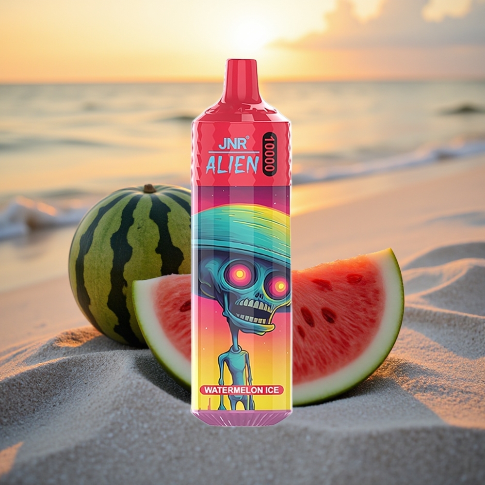 JNR Alien 10000 Puffs Vienreizējās lietošanas vape Arbūzu Ledus, 850mAh, 20ml, Type-C