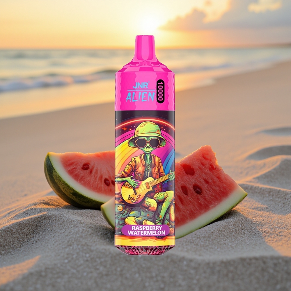 JNR Alien 10000 Puffs Vienreizējās lietošanas vape Avenupe Ūdeņmelone 850mAh Type-C LED