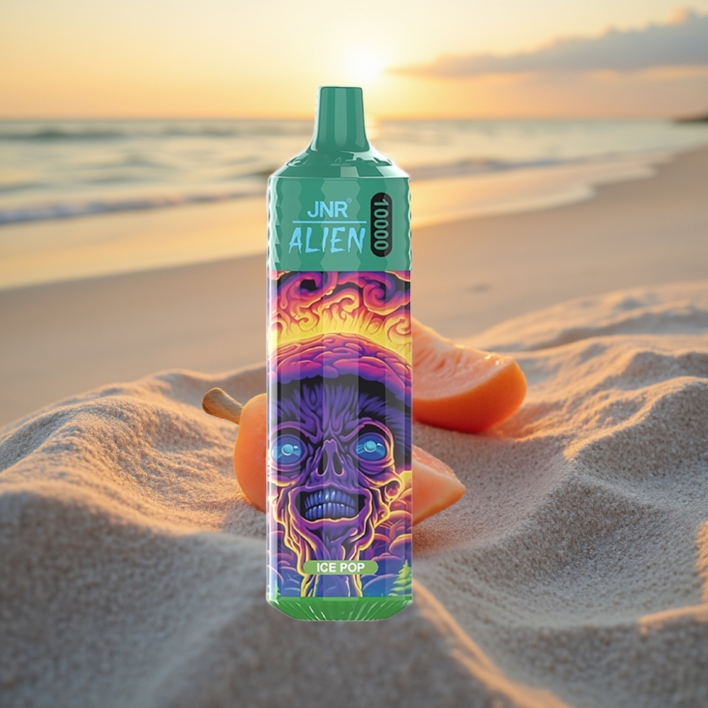 JNR Alien 10000 Puffs Vienreizējās lietošanas vape Ledus saldējums, 850mAh, 20ml, Type-C