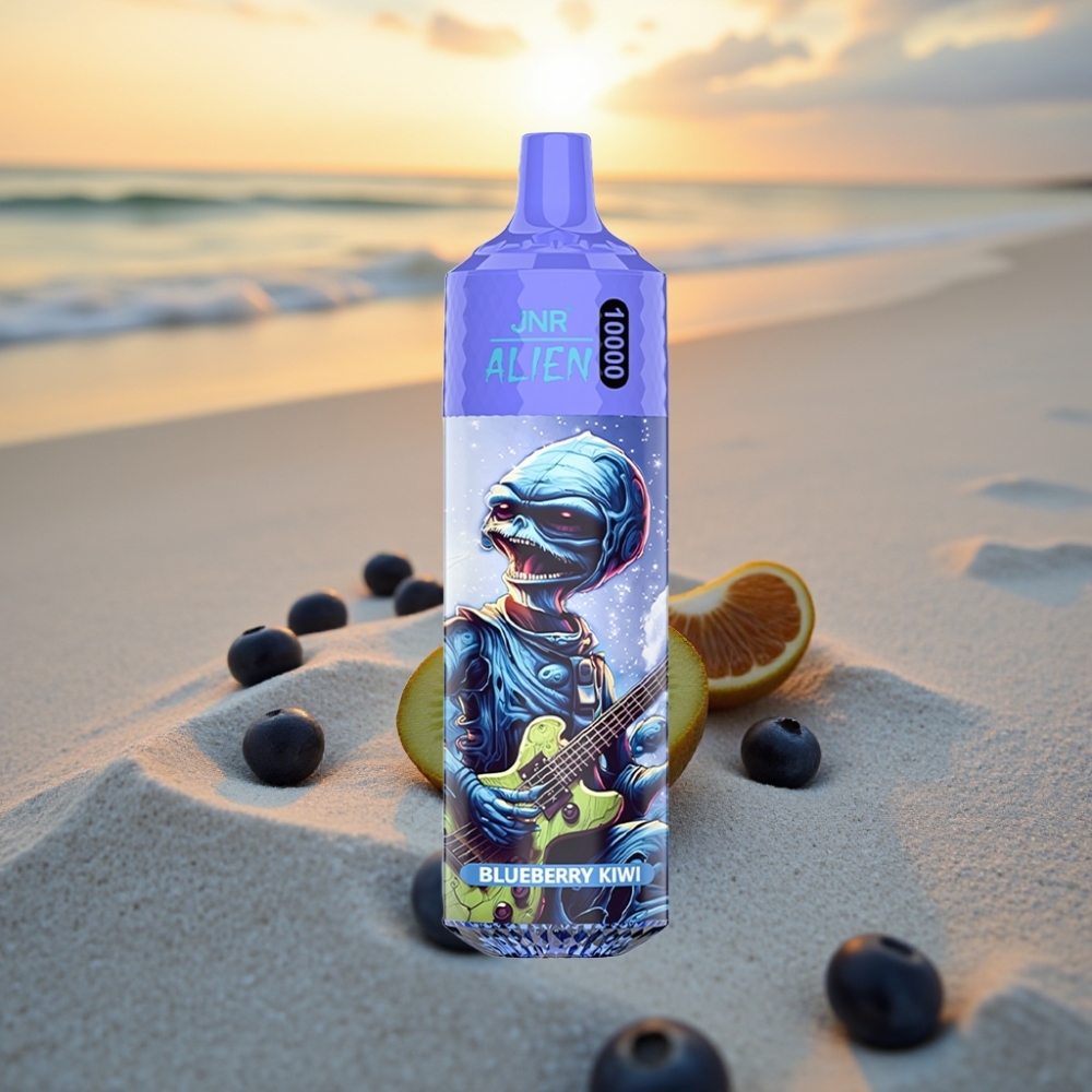 JNR Alien 10000 Puffs Vienreizējās lietošanas vape Zemenes Ķirsis 850mAh 20ml Type-C RGB