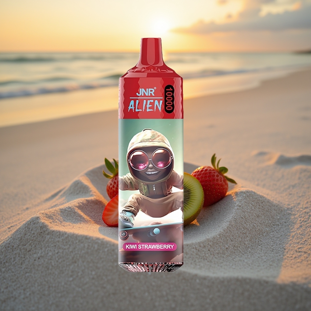JNR Alien 10000 Puffs Vienreizējās lietošanas vape (Ķiršu Zemeņu Garša) – 850mAh, 20ml, Type-C, RGB