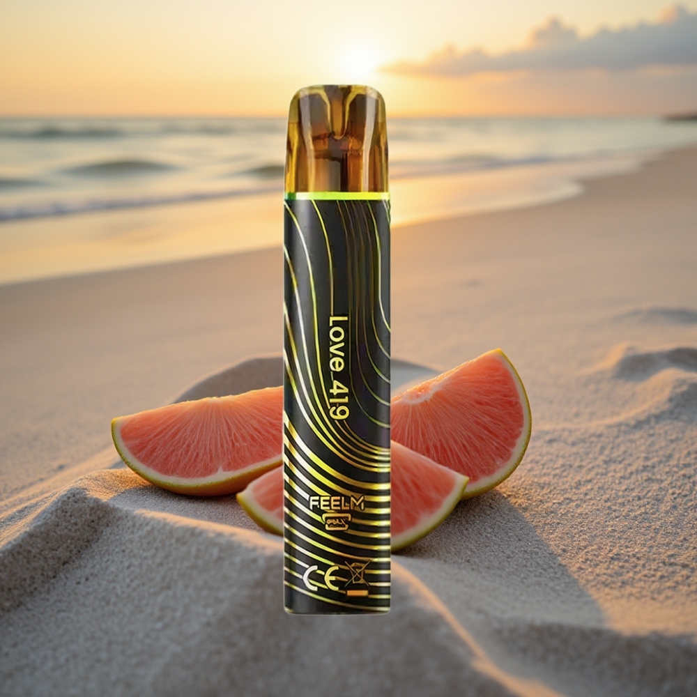 JNR Black&Golden 800 Puffs Vienreizējās lietošanas vape Mīlestība 419, 550mAh, 2ml, TPD, 2% nikotīna