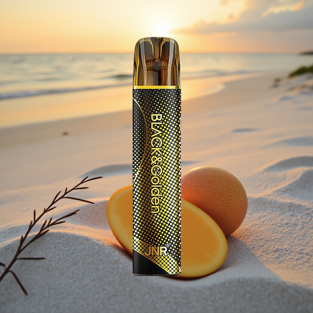 JNR Black&Golden 800 Puffs Vienreizējās lietošanas vape Triple Mango, 550mAh, 2ml, TPD, 2% Nikotīns