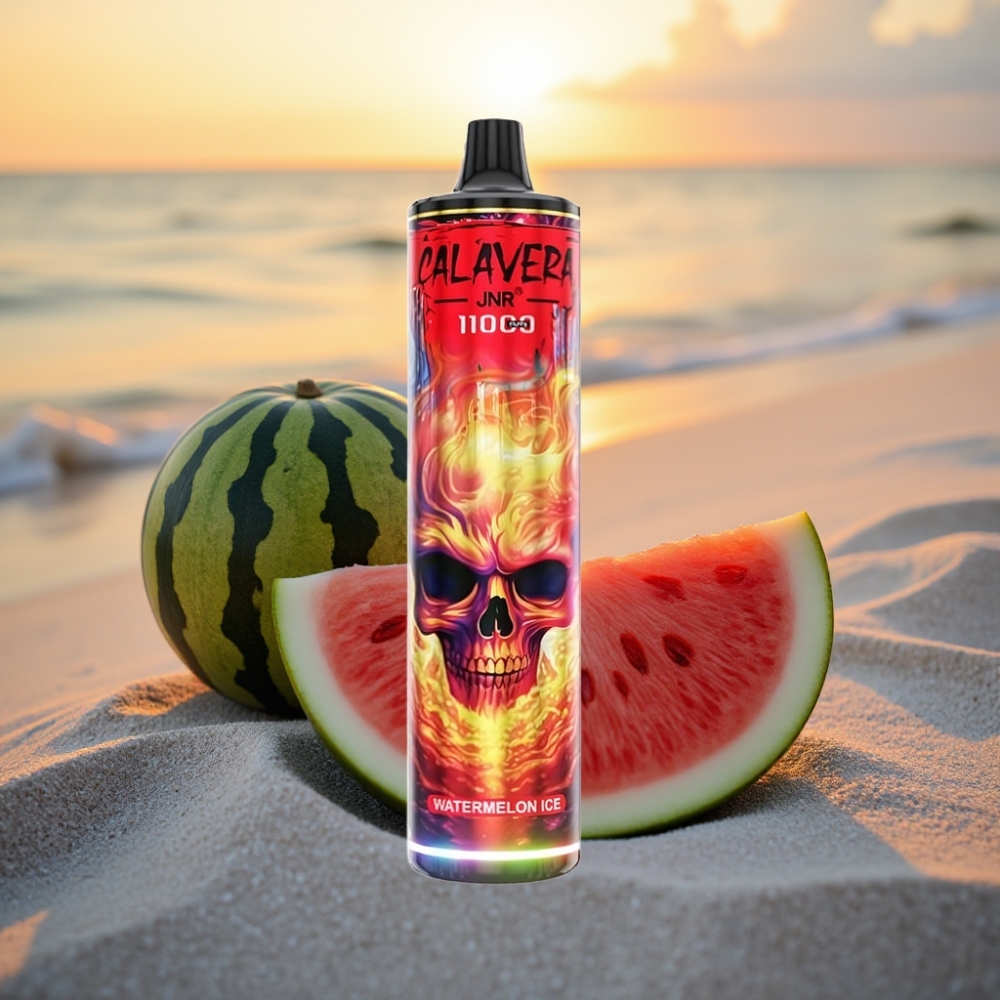 JNR Calavera 11000 Puffs Vienreizējās lietošanas vape Arbūzu Ledus ar Type-C, 850mAh, 21ml, 1.0ohm