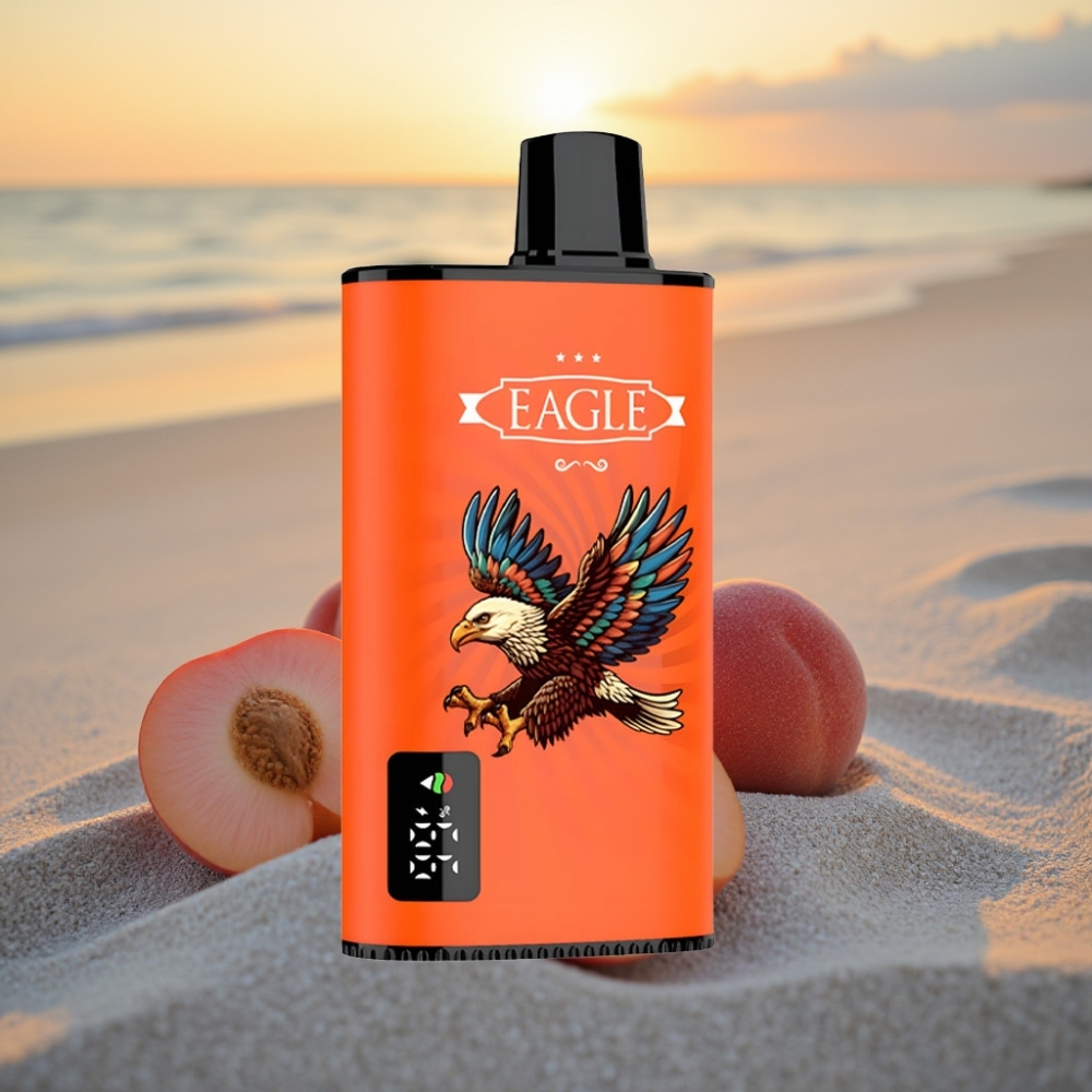 JNR EAGLE Smart 23000 Puffs Vienreizējās lietošanas vape Digitālais Displejs 1.0ohm Coil Gaissroze 750mAh Sulu Pīles