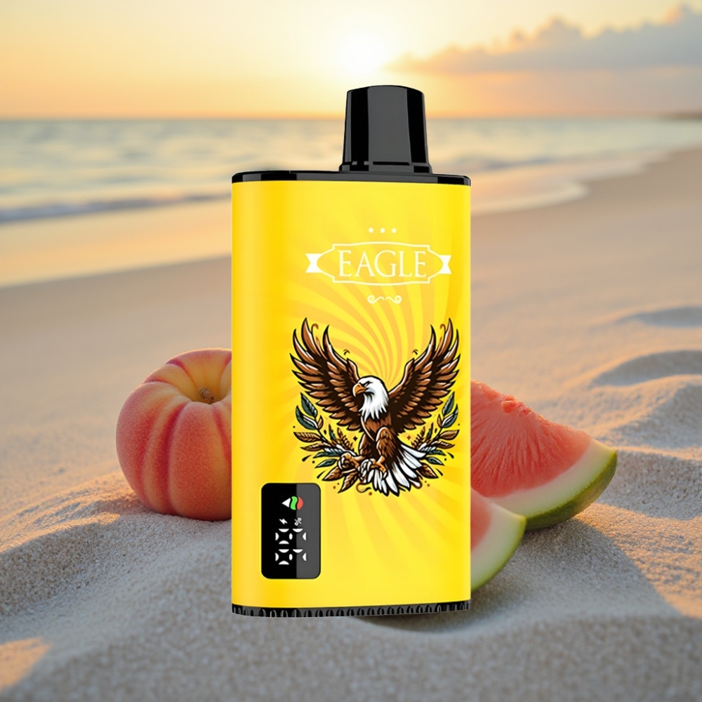 JNR EAGLE Smart 23000 Puffs Vienreizējās lietošanas vape Persiku Mango Arbūzu, Digitālais Displejs, 1.0ohm, 750mAh