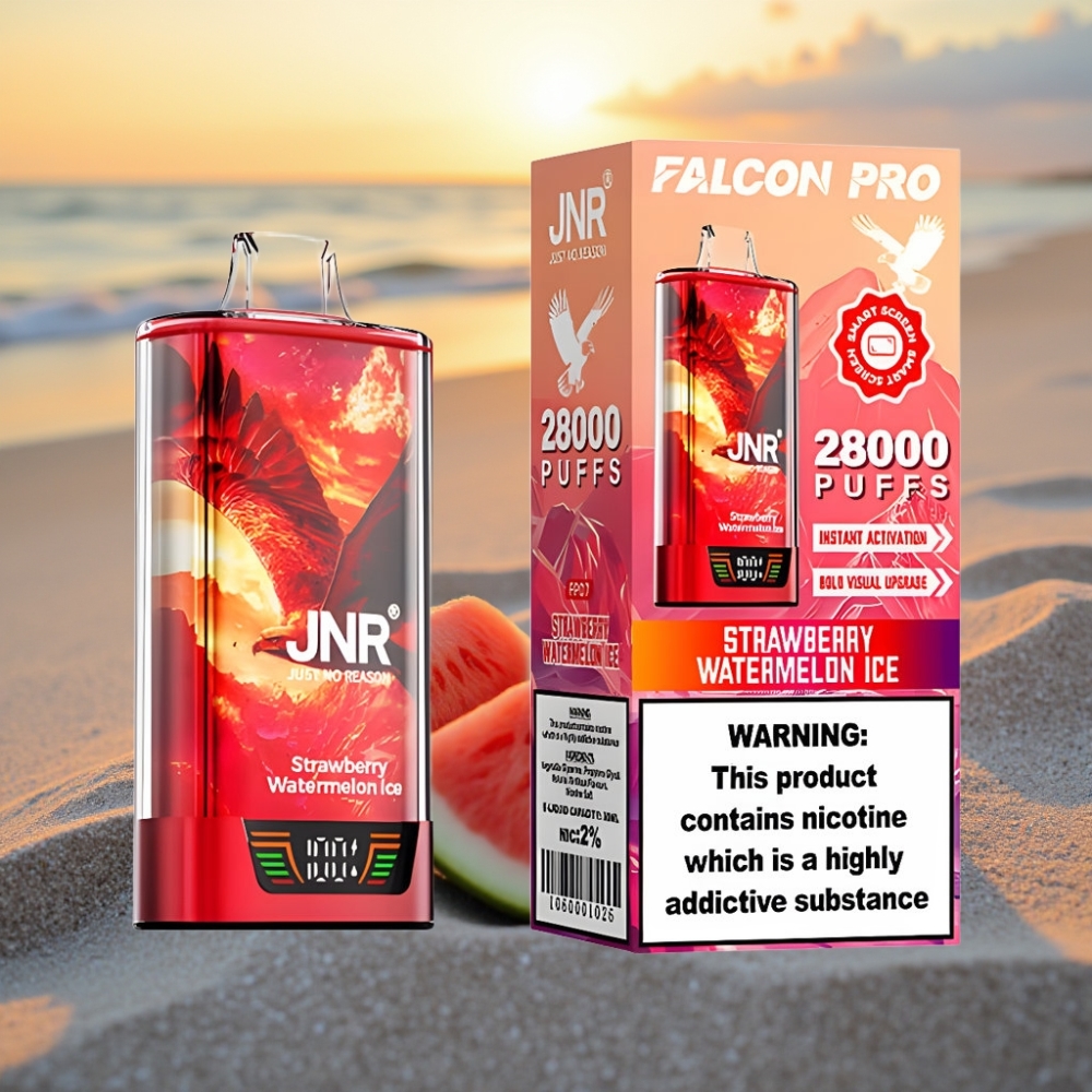 JNR Falcon Pro 28000 Vienreizējās lietošanas vape 30ml 950mAh Zemeņu Arbūzu Ledus