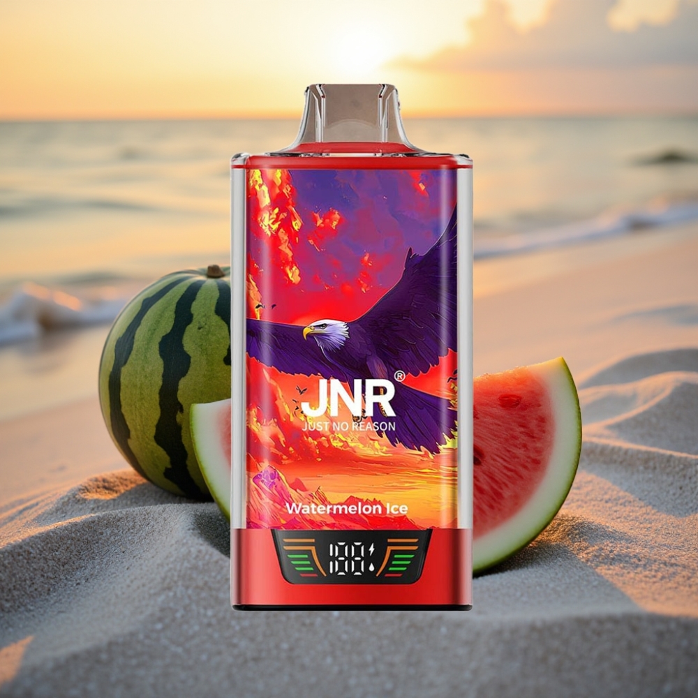 JNR Falcon Pro 28000 Vienreizējās lietošanas vape Arbūzu Ledus, 30ml, 950mAh, 5% Nikotīna, USB-C