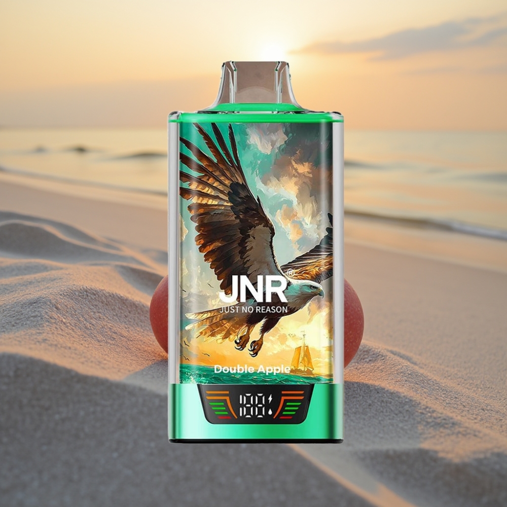 JNR Falcon Pro 28000 Vienreizējās lietošanas vape Dubultā Ābele 30ml 5% Nikotīna USB-C