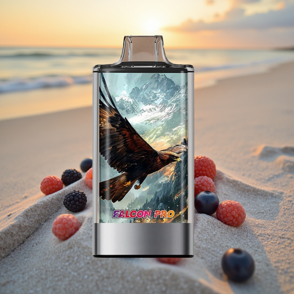 JNR Falcon Pro 28000 Vienreizējās lietošanas vape Jauktās Ogles, 30ml, 950mAh, 5% Nikotīna, Smart Display