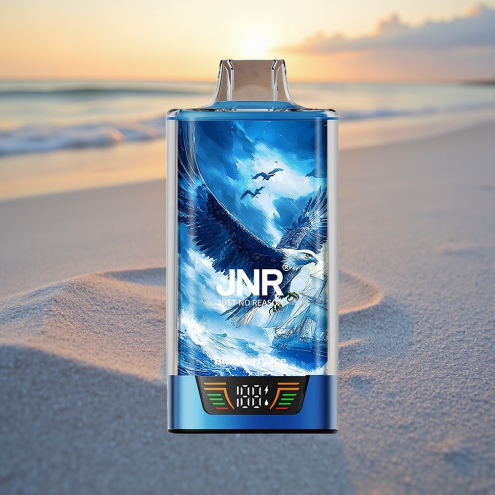 JNR Falcon Pro 28000 Vienreizējās lietošanas vape Zilā Ogļu Ledus | 30ml, 950mAh, 5% Nikotīns