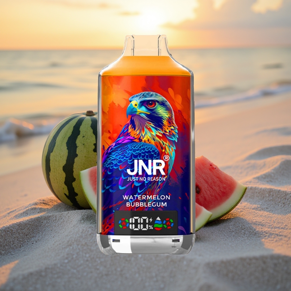 JNR Falcon X 18000 Puffs Vienreizējās lietošanas vape Arbūzu Košļājamo gumiju, 750mAh, 24ml, Type-C