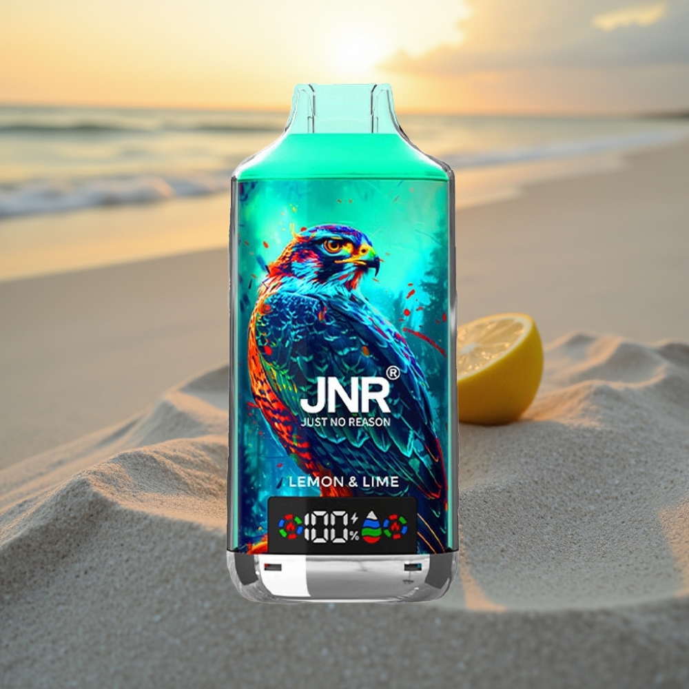 JNR Falcon X 18000 Puffs Vienreizējās lietošanas vape Citrons&Laimes, 750mAh, 24ml, Digitālais Displejs, Type-C