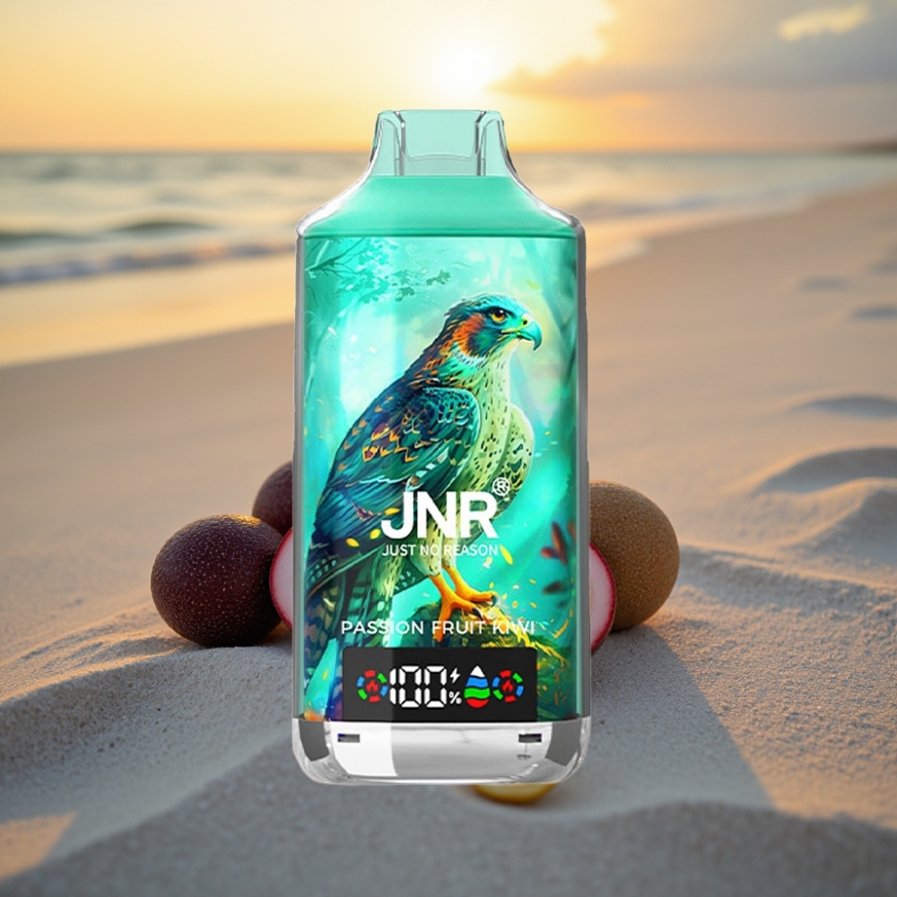 JNR Falcon X 18000 Puffs Vienreizējās lietošanas vape Marakuķu Kiwi 750mAh 24ml Type-C