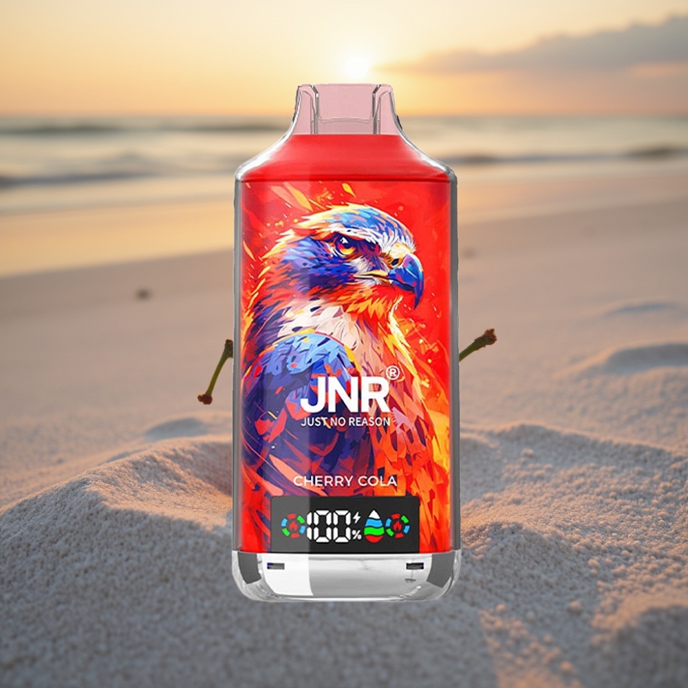 JNR Falcon X 18000 Puffs Vienreizējās lietošanas vape Ķiršu Garša, 24ml, 750mAh, Type-C