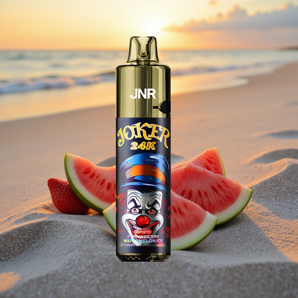 JNR Joker 24K Puffs 2+10ml Refillable Pod 800mAh Battery Zemenes Arbūza Ledus
