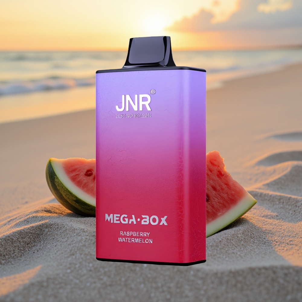 JNR Mega Box 25000 Pūšu Vienreizējās lietošanas vape Avenu Arbūzs (25000 pūšu, 30ml, 850mAh)