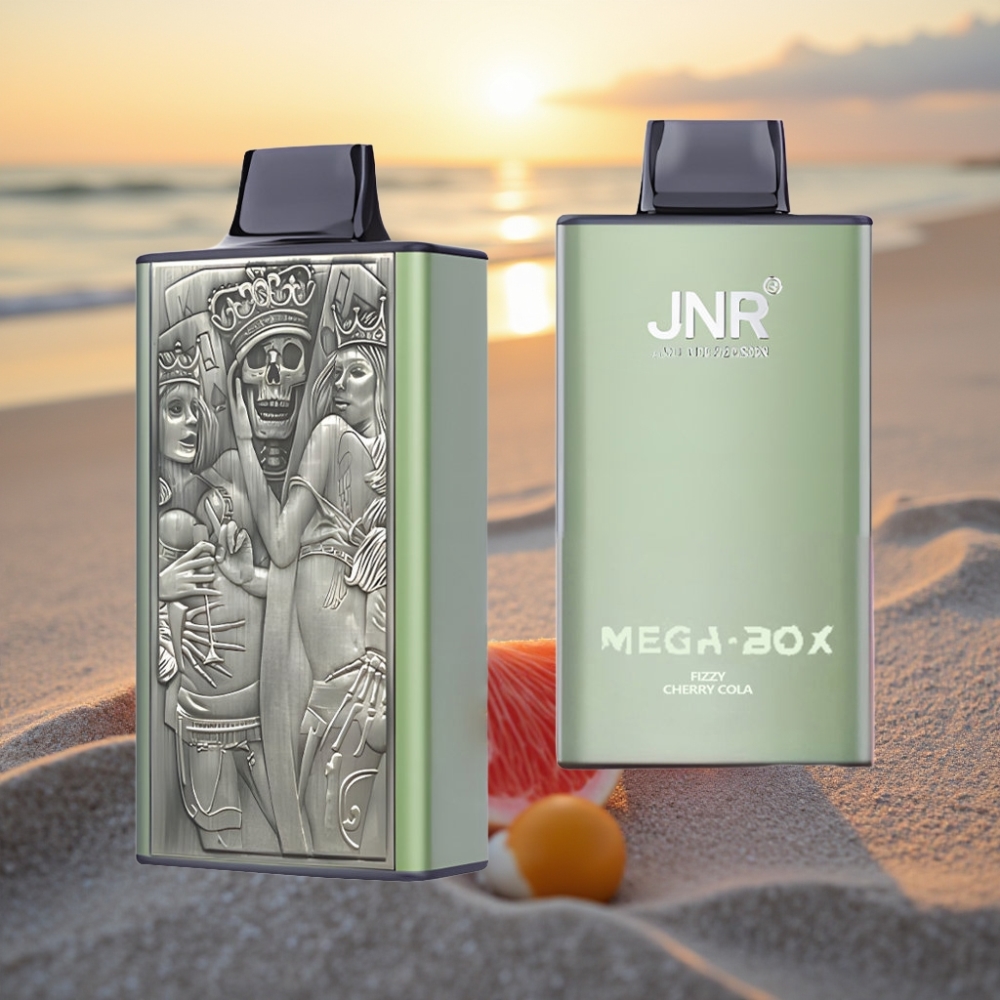JNR Mega Box 25000 Puffs Vienreizējās lietošanas vape Dzirkstošā Ķiršu Kola, 30ml, 850mAh, Type-C