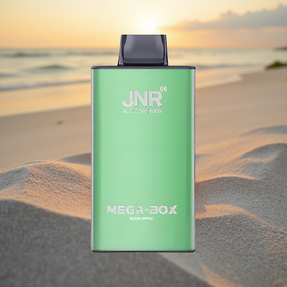 JNR Mega Box 25000 Puffs Vienreizējās lietošanas vape Skābā ābols, 30ml, 850mAh, Type-C