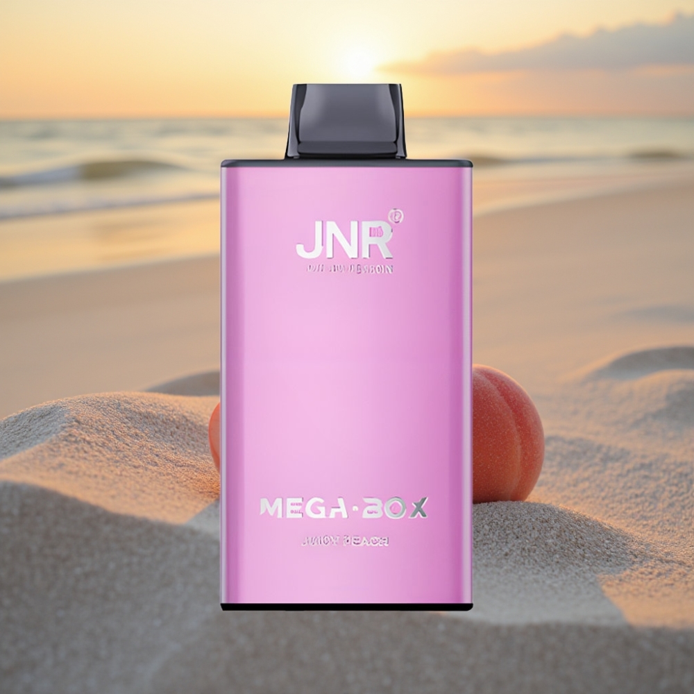 JNR Mega Box 25000 Puffs Vienreizējās lietošanas vape (Sulīgā Persike) 30ml, 850mAh, Type-C