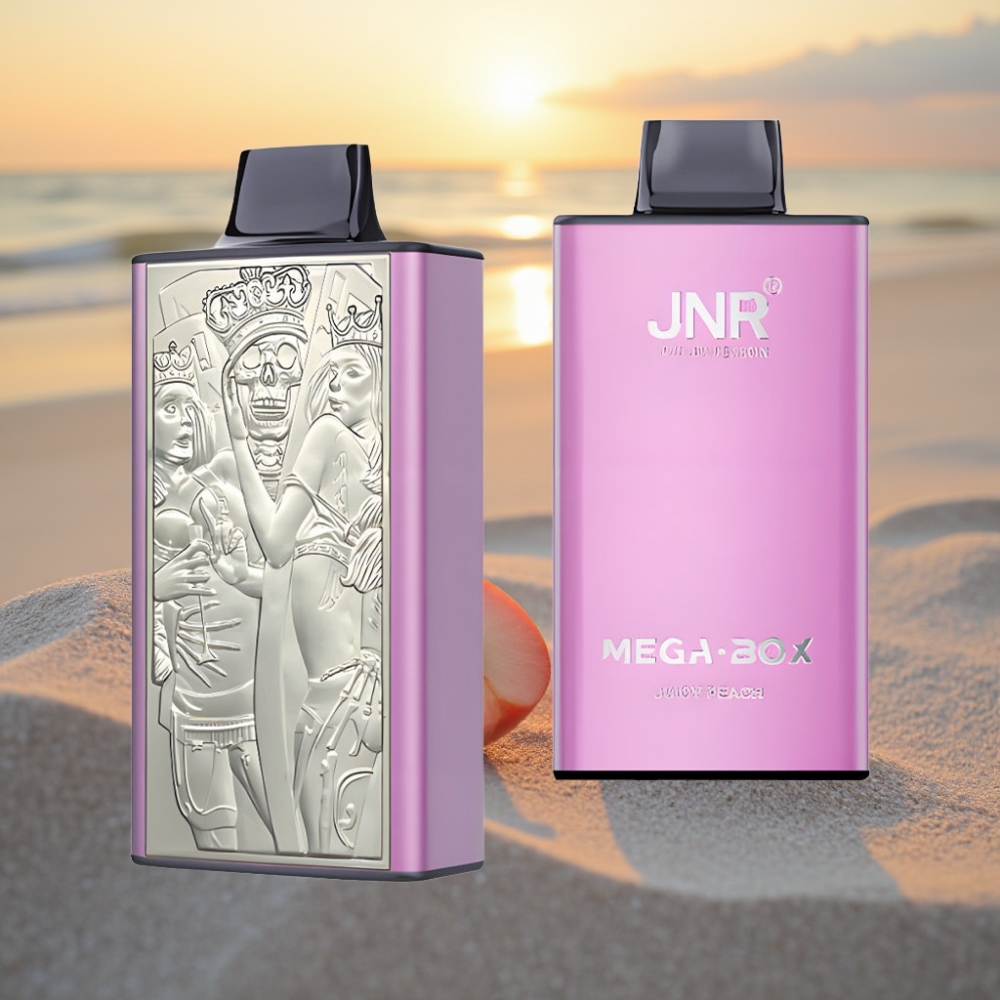 JNR Mega Box 25000 Puffs Vienreizējās lietošanas vape (Sulīgā Persike) 30ml, 850mAh, Type-C