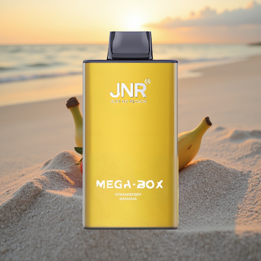 JNR Mega Box 25000 Puffs Vienreizējās lietošanas vape Zemeņu Banāns, 30ml, 850mAh, Type-C