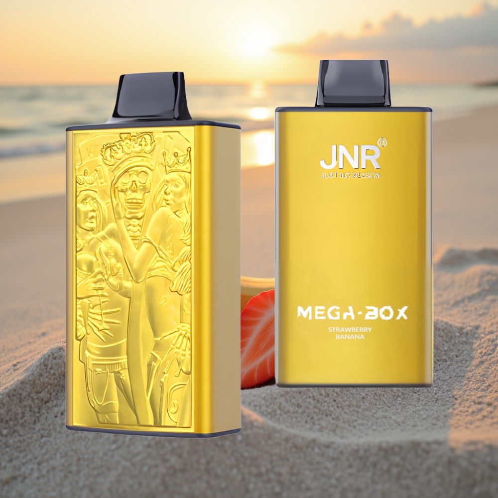 JNR Mega Box 25000 Puffs Vienreizējās lietošanas vape Zemeņu Banāns, 30ml, 850mAh, Type-C