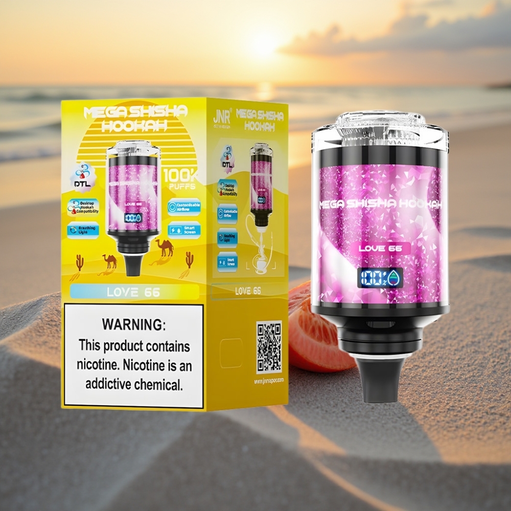 JNR Mega Shisha Hookah 100K Ielādes Gaisma 66 Mīlestība