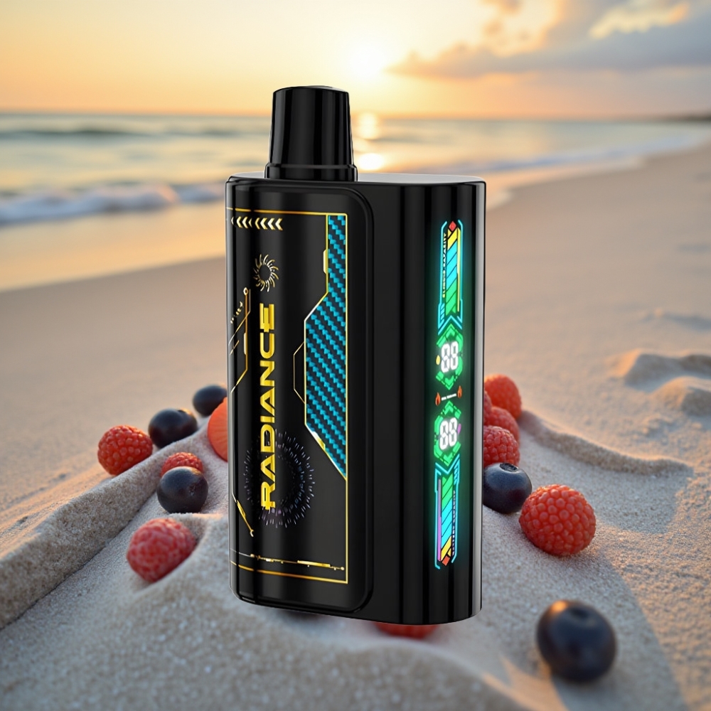 JNR Radiance 31000 Puffs Vienreizējās lietošanas vape JAUNAJĀ OGĻU GAUME, 28ml, 950mAh