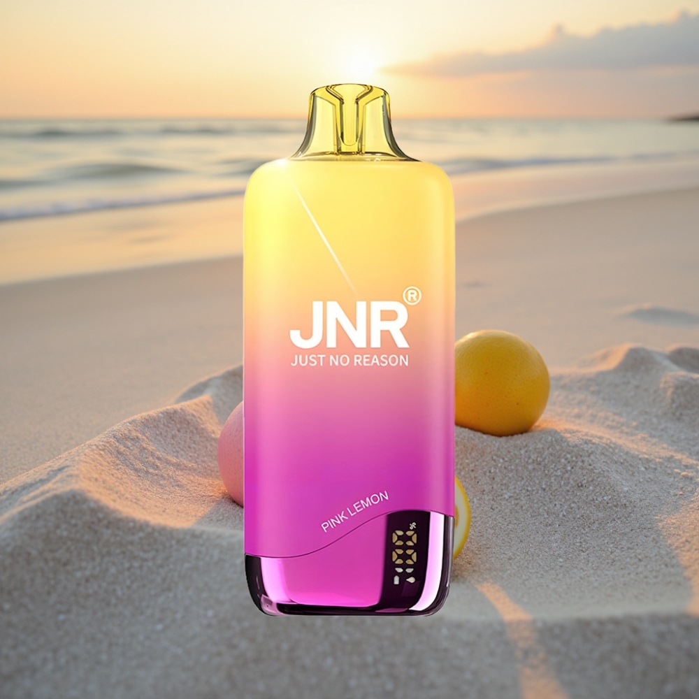 JNR Rainbow 10500 Puffs Vienreizējās lietošanas vape Rozā Citrons, 600mAh, 18ml, 0%–5% nikotīna