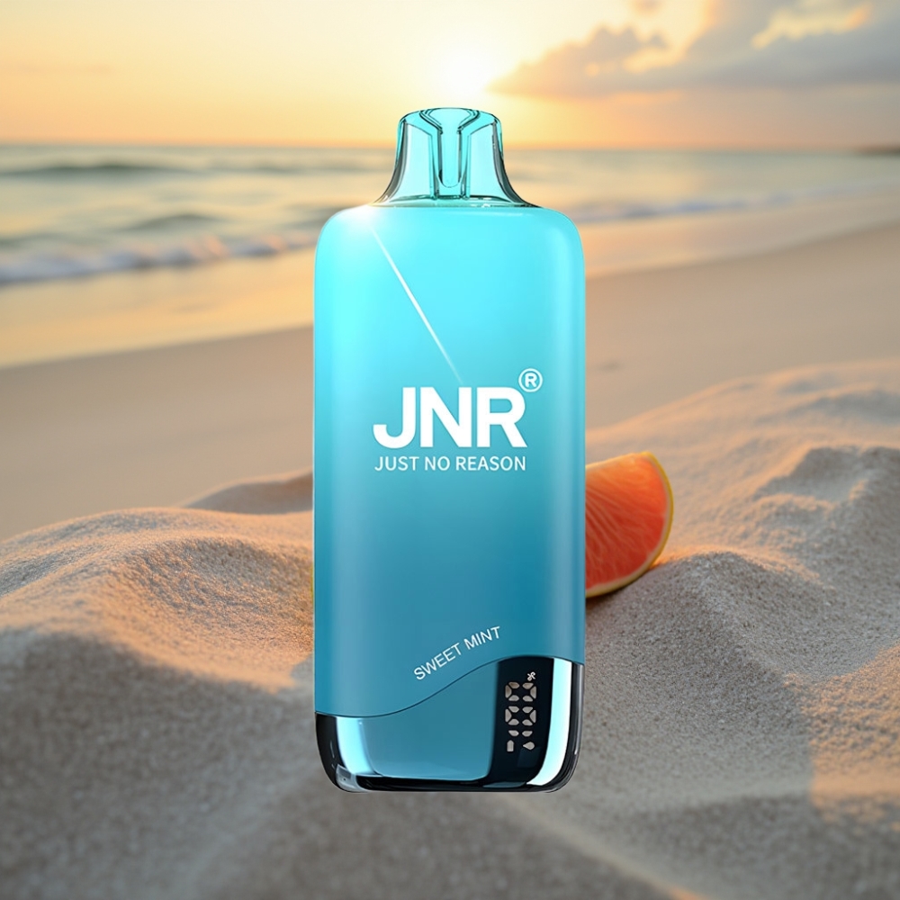 JNR Rainbow 10500 Puffs Vienreizējās lietošanas vape Saldā Mētra, 600mAh, 18ml, USB-C