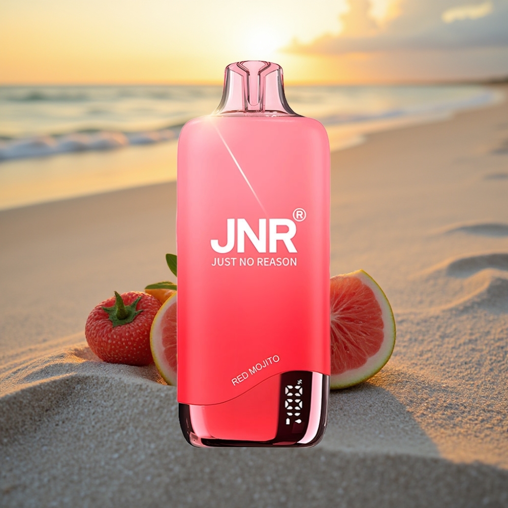 JNR Rainbow 10500 Puffs Vienreizējās lietošanas vape Sarkanā Mojito 600mAh 18ml 0.8ohm