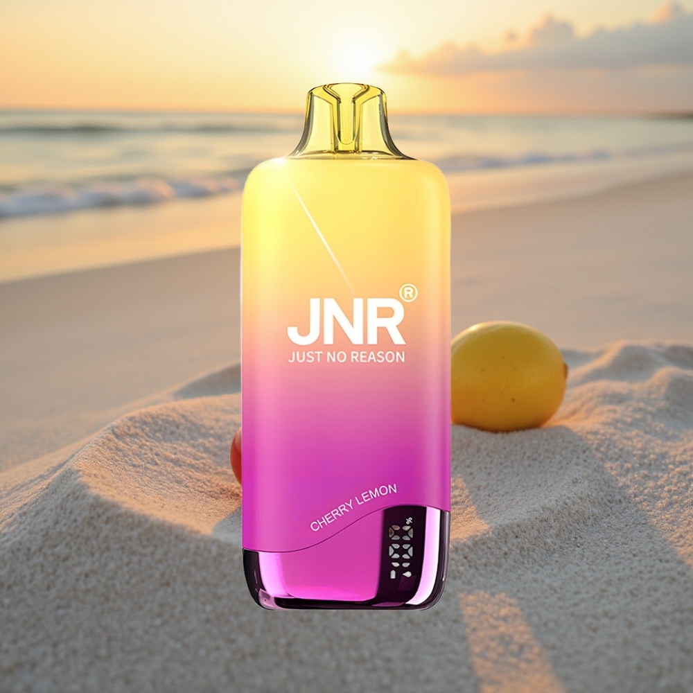 JNR Rainbow 10500 Puffs Vienreizējās lietošanas vape (Ķiršu Citrons) – 600mAh, 18ml, USB-C, 0,8ohm